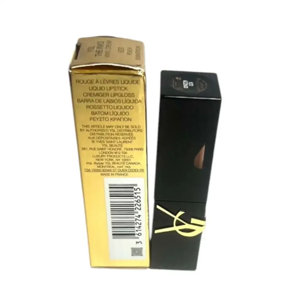 YSL The Inks Vinyl Cream High Shine Lip Stain in shade 620 Peach Subversion